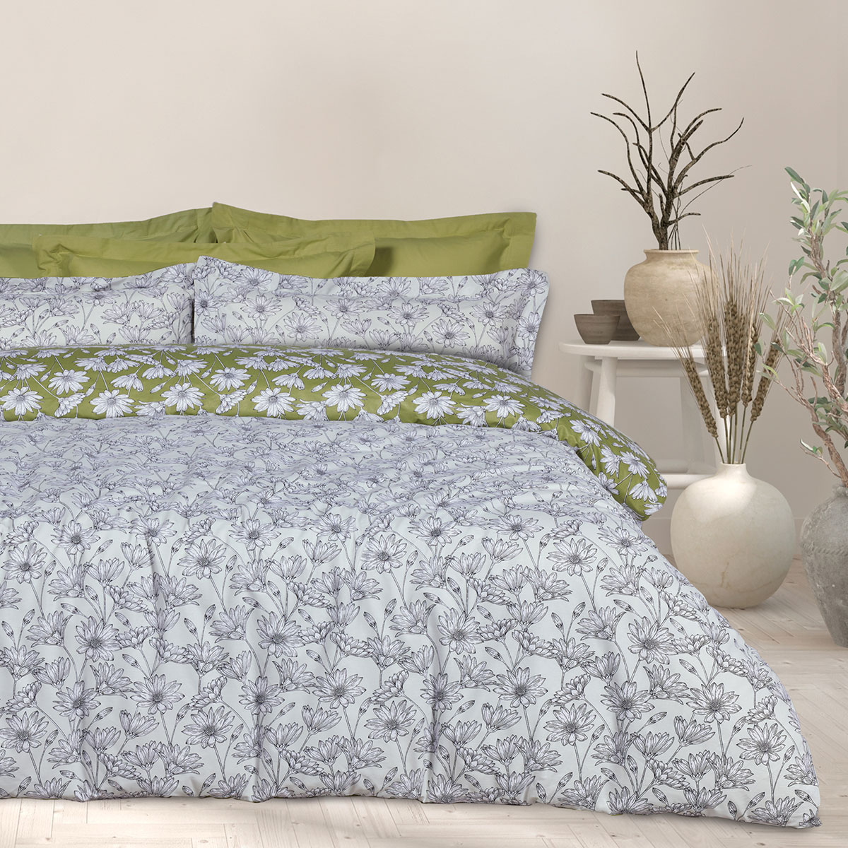 Σεντόνια Υπέρδιπλα (Σετ) Das Home Happy 9670
