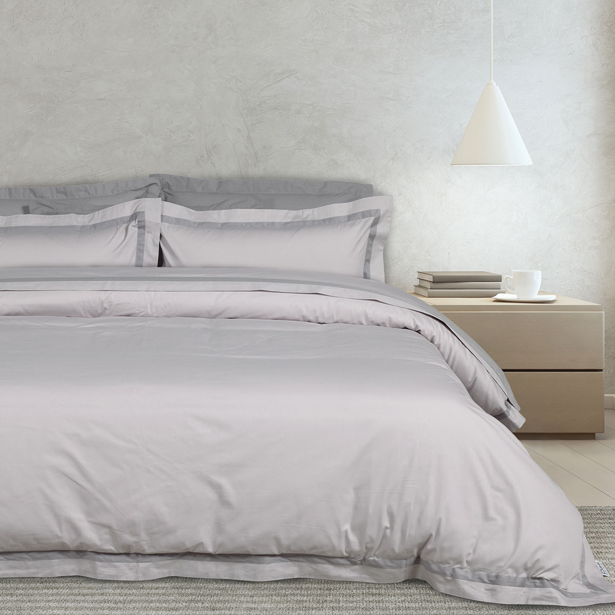 Σεντόνια Υπέρδιπλα (Σετ) Das Home Executive 1698 Grey