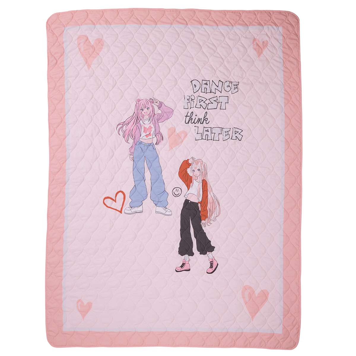 Κουβερλί Μονό (160X220) 2 Όψεων Das Home Kids 4940 Παιδικά Λευκά Είδη 'Υπνου για Κορίτσια Spitishop