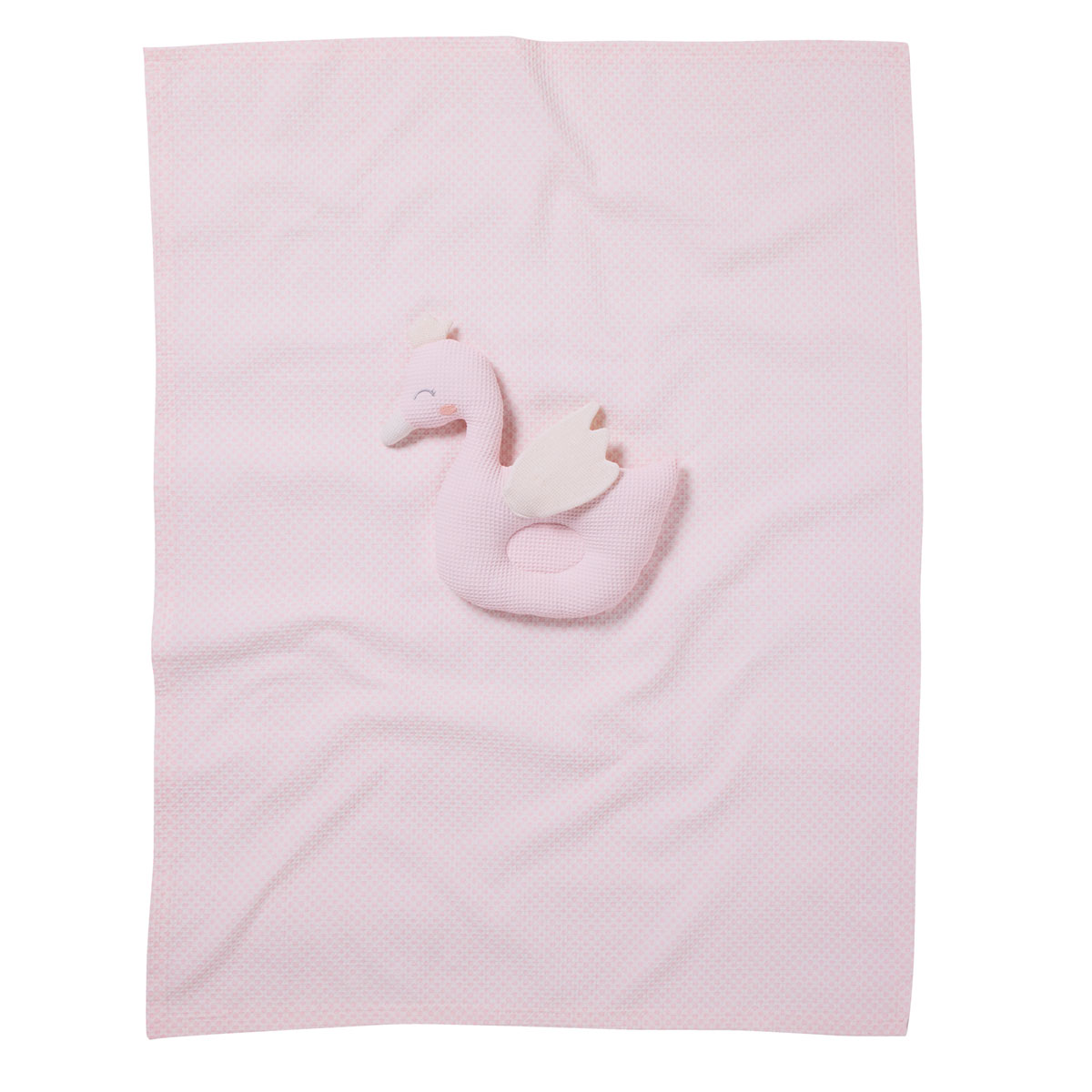 Κουβέρτα Πικέ Αγκαλιάς (75X100) + Λούτρινο Das Home Baby 4956 Pink Βρεφικά Προίκα Μωρού Κουβέρτες Βρεφικές Καλοκαιρινές Spitishop