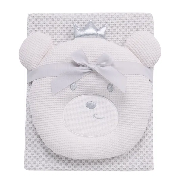 Κουβέρτα Πικέ Αγκαλιάς (75x100) + Λούτρινο Das Home Baby 4958 Grey