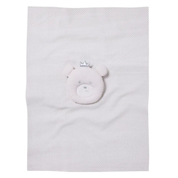 Κουβέρτα Πικέ Αγκαλιάς (75x100) + Λούτρινο Das Home Baby 4958 Grey