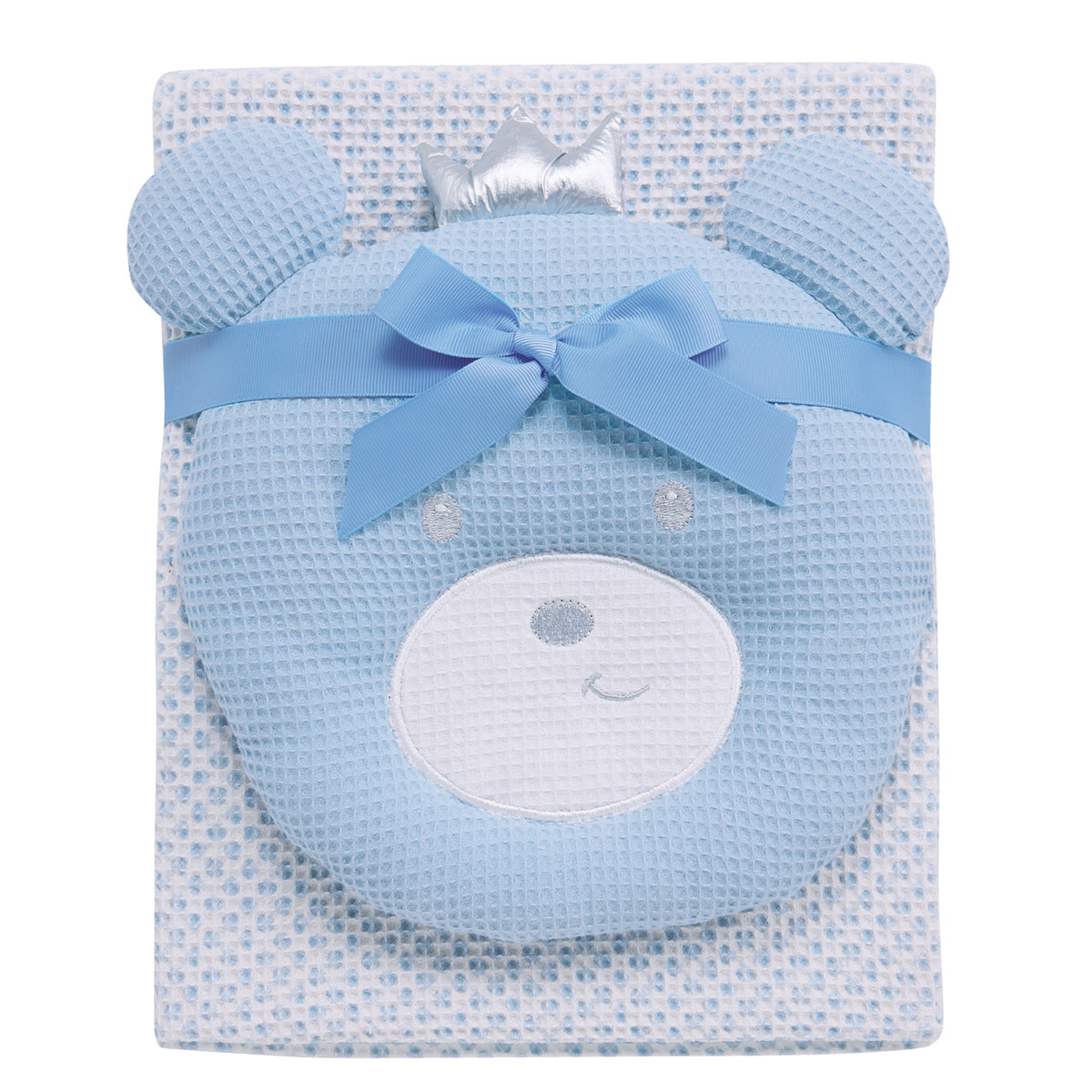 Κουβέρτα Πικέ Αγκαλιάς (75x100) + Λούτρινο Das Home Baby 4959 Blue