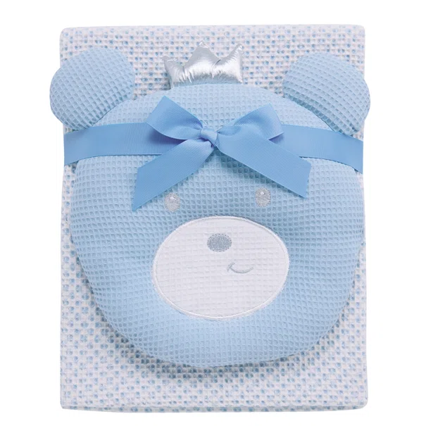 Κουβέρτα Πικέ Αγκαλιάς (75x100) + Λούτρινο Das Home Baby 4959 Blue