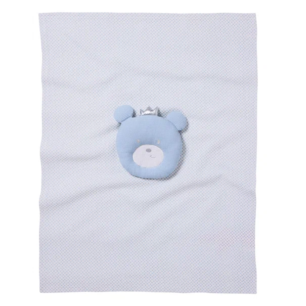 Κουβέρτα Πικέ Αγκαλιάς (75x100) + Λούτρινο Das Home Baby 4959 Blue