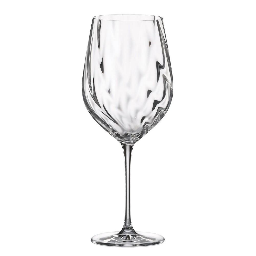 Ποτήρι Κρασιού Κολωνάτο 600ml Crystal Bohemia Uria Optic
