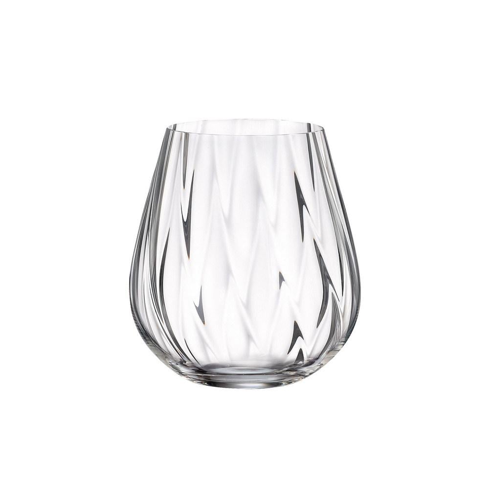 Ποτήρι Ουίσκι 380ml Crystal Bohemia Cora Optic