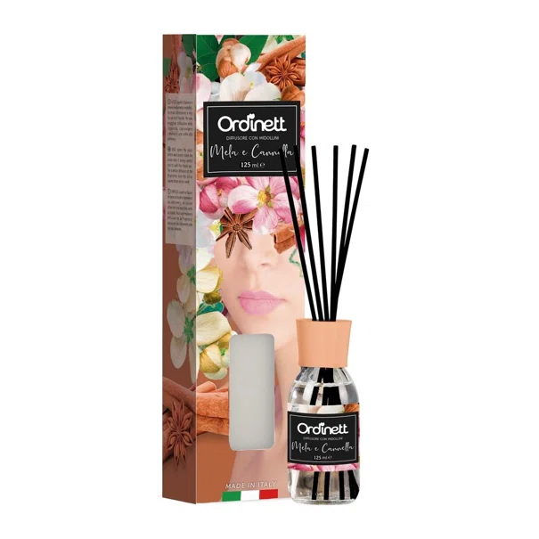 Αρωματικό Χώρου 125ml Με Στικς Ordinett Apple & Cinnamon