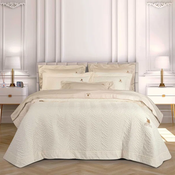 Κουβερλί King Size (240x250) Greenwich Polo Club 2352 Ecru