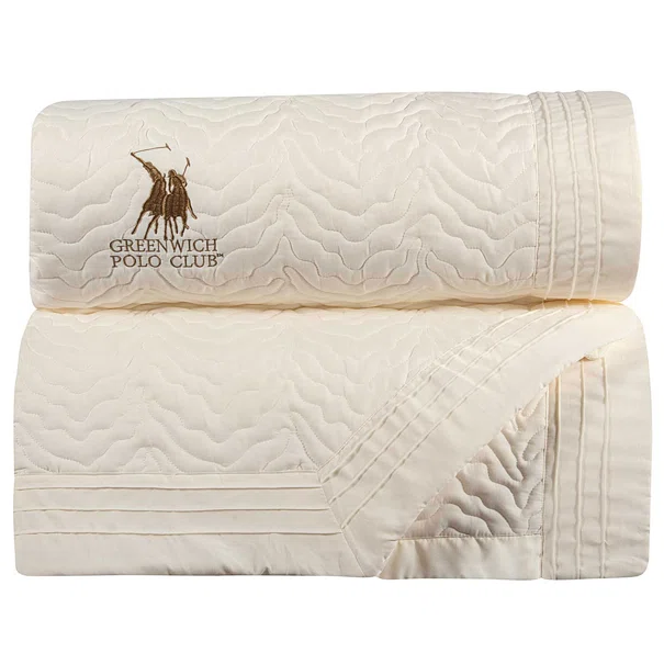 Κουβερλί King Size (240x250) Greenwich Polo Club 2352 Ecru
