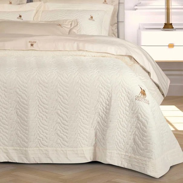 Κουβερλί King Size (240x250) Greenwich Polo Club 2352 Ecru