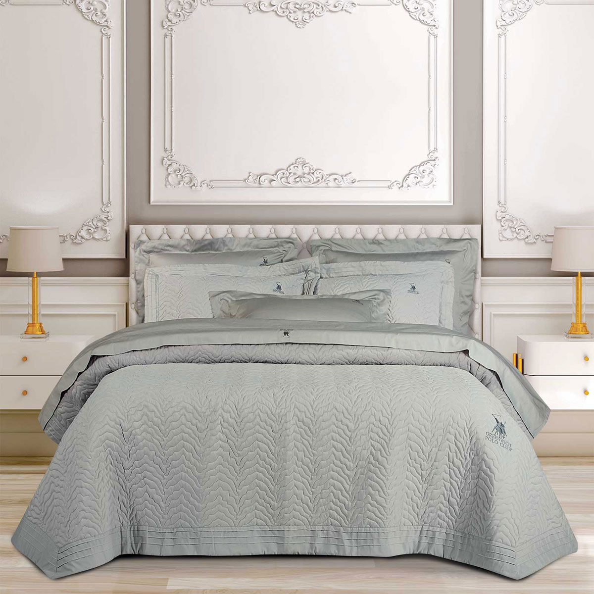 Κουβερλί King Size (240x250) Greenwich Polo Club 2353 Grey