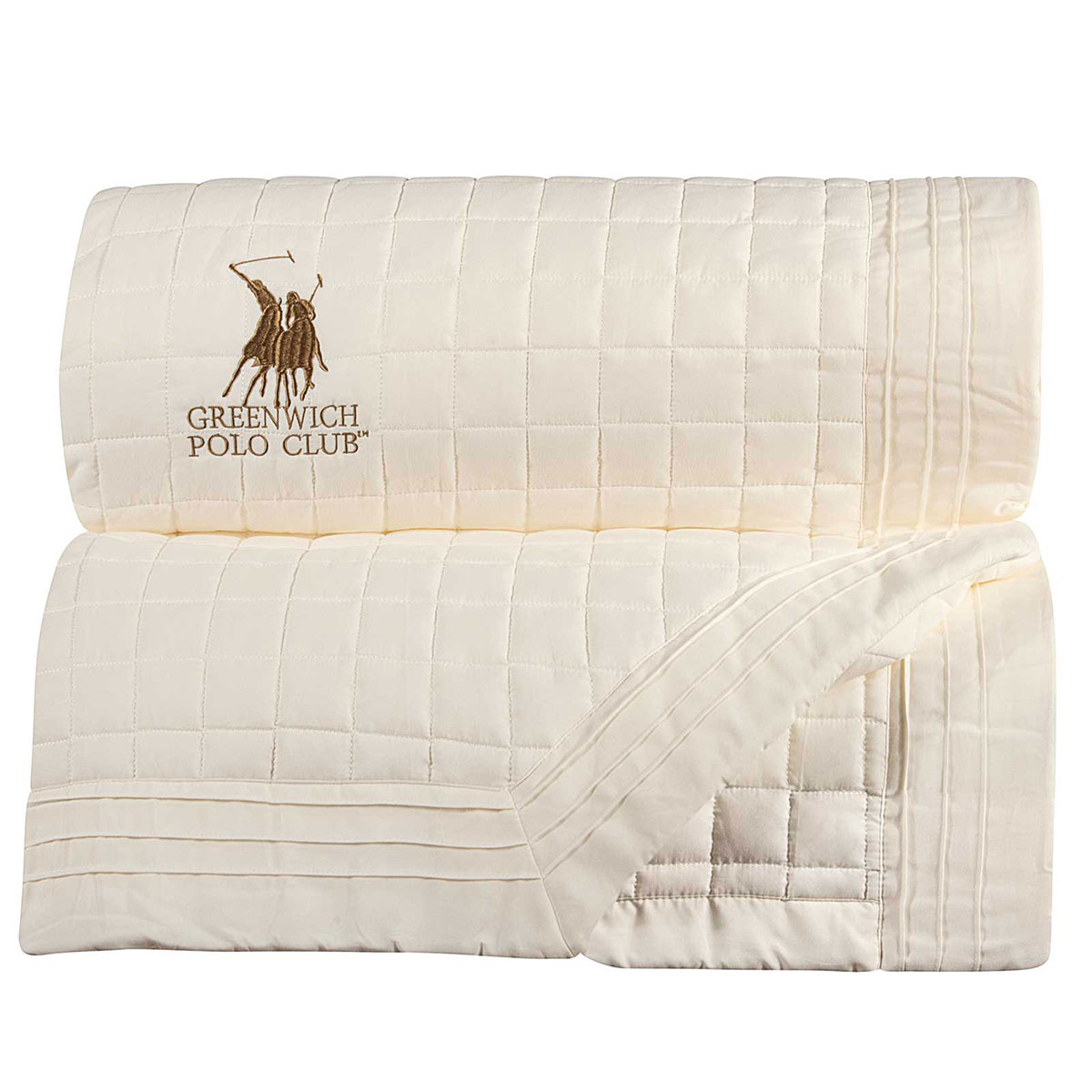 Κουβερλί King Size (240x250) Greenwich Polo Club 2355 Ecru
