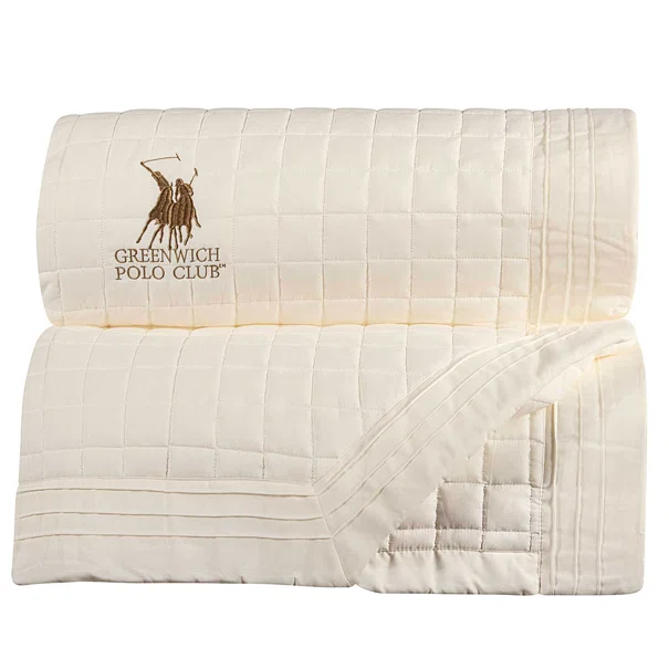 Κουβερλί King Size (240x250) Greenwich Polo Club 2355 Ecru