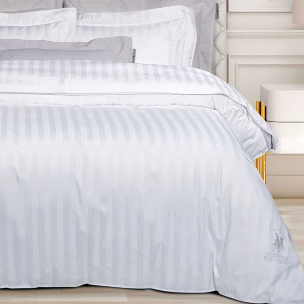 Παπλωματοθήκη Υπέρδιπλη (Σετ 220x240) Greenwich Polo Club Classic 2271 White