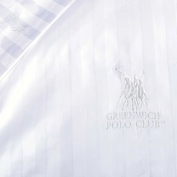 Παπλωματοθήκη Υπέρδιπλη (Σετ 220x240) Greenwich Polo Club Classic 2271 White