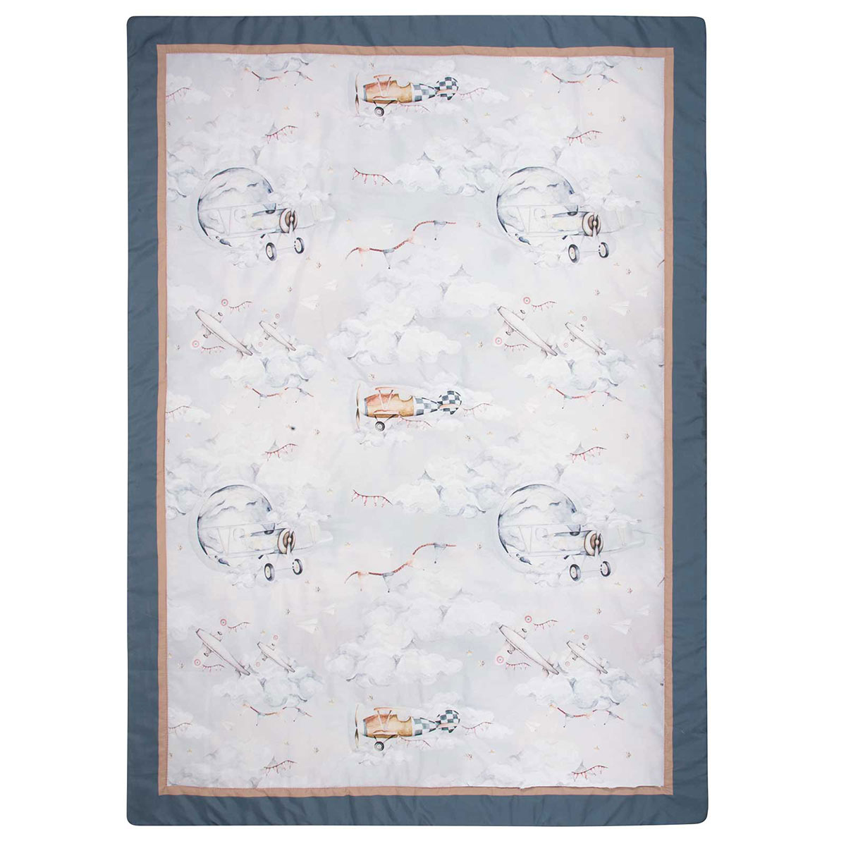 Κουβερλί Κούνιας (110X150) 2 Όψεων Greenwich Polo Club Baby 8852 Βρεφικά Προίκα Μωρού Spitishop