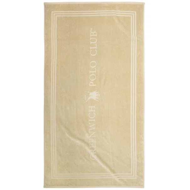Πετσέτα Θαλάσσης (90x170) Greenwich Polo Club Beach 4062 Ivory
