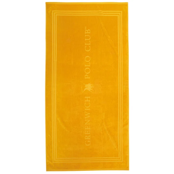 Πετσέτα Θαλάσσης (90x170) Greenwich Polo Club Beach 4065 Yellow