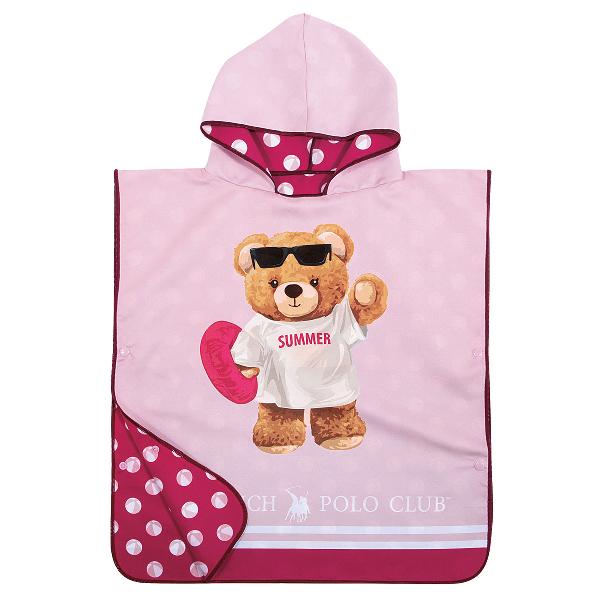 Παιδικό Πόντσο Microfiber (50x115) 2 Όψεων Greenwich Polo Club Junior 4039