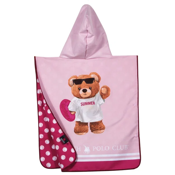 Παιδικό Πόντσο Microfiber (50x115) 2 Όψεων Greenwich Polo Club Junior 4039