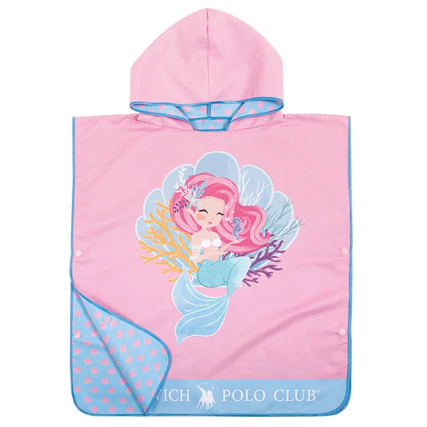 Παιδικό Πόντσο Microfiber (50x115) 2 Όψεων Greenwich Polo Club Junior 4041