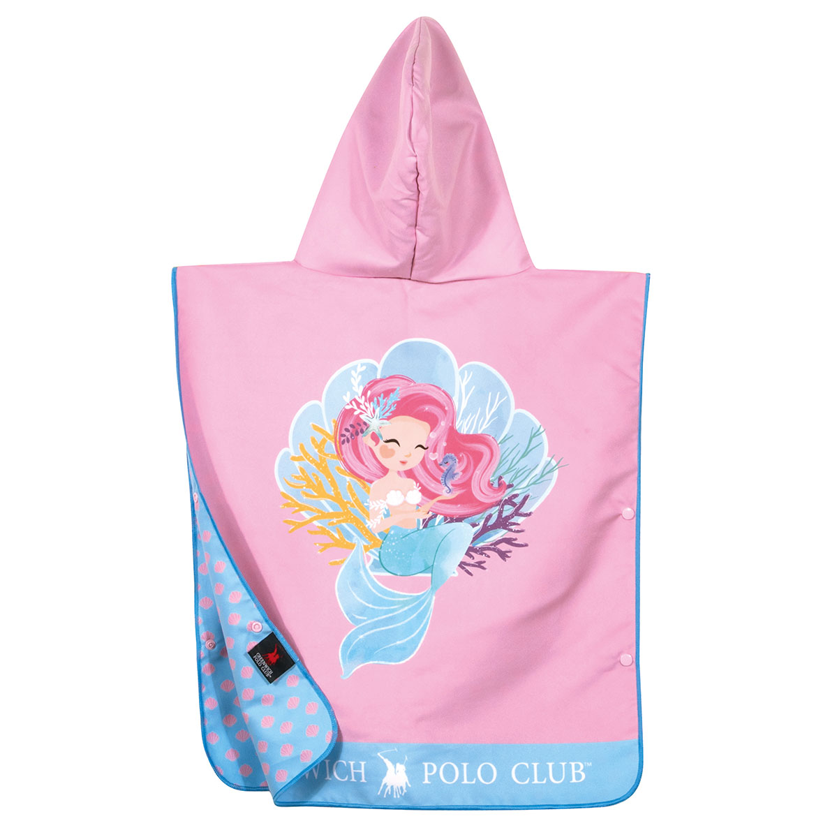 Παιδικό Πόντσο Microfiber (50X115) 2 Όψεων Greenwich Polo Club Junior 4041 Παιδικά Spitishop