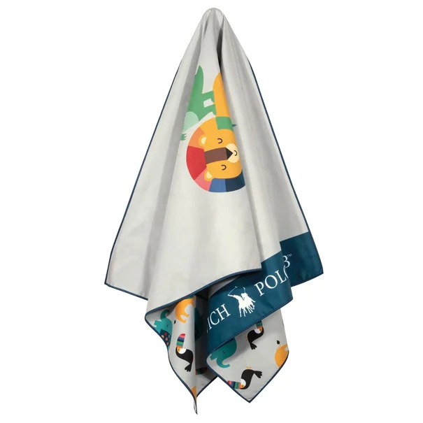 Παιδική Πετσέτα Θαλάσσης Microfiber 2 Όψεων (70x140) Greenwich Polo Club Junior 4079