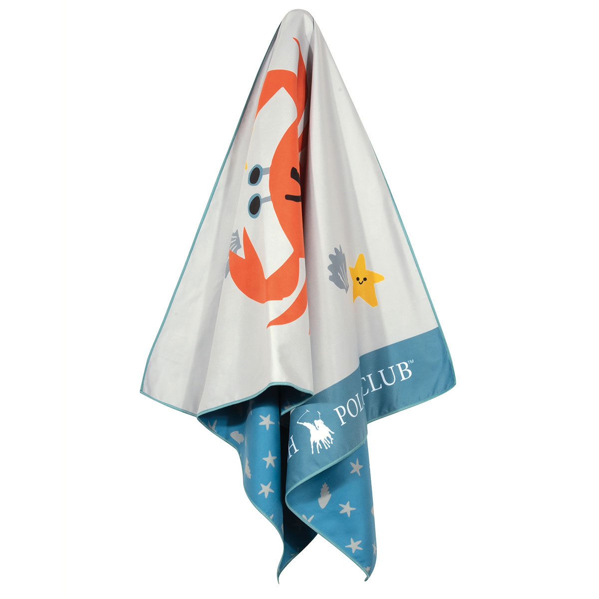 Παιδική Πετσέτα Θαλάσσης Microfiber 2 Όψεων (70X140) Greenwich Polo Club Junior 4080 Πετσέτες Παιδικές Spitishop