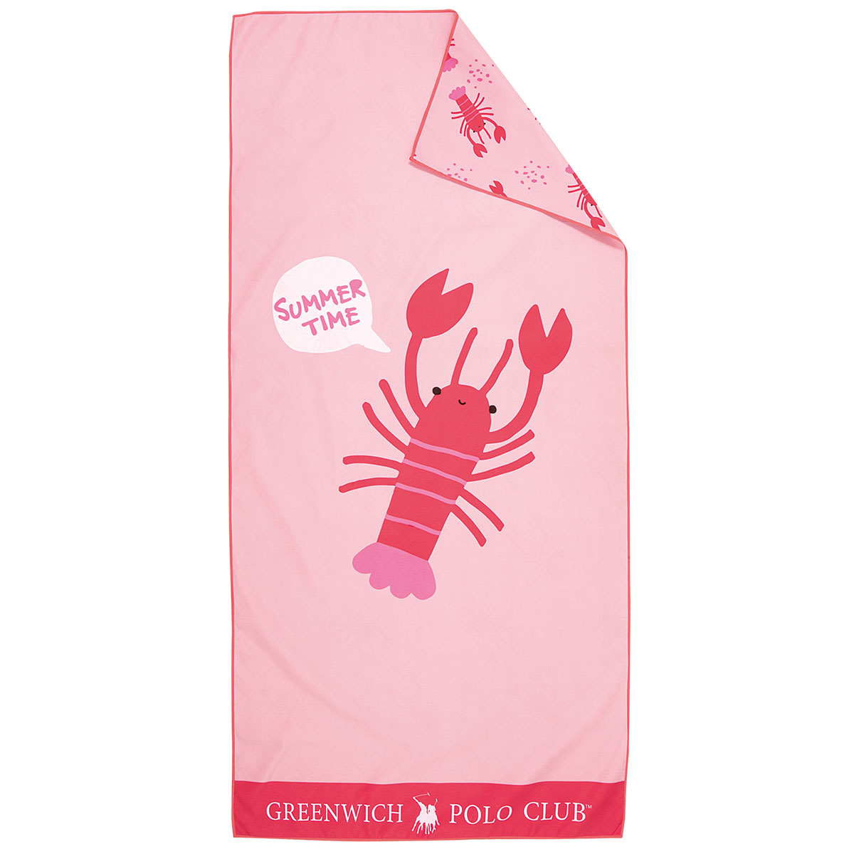 Παιδική Πετσέτα Θαλάσσης Microfiber 2 Όψεων (70x140) Greenwich Polo Club Junior 4040