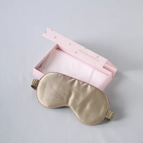 Μεταξωτή Μάσκα Ύπνου (20x9) Kentia Stylish Silk Z26 Beige