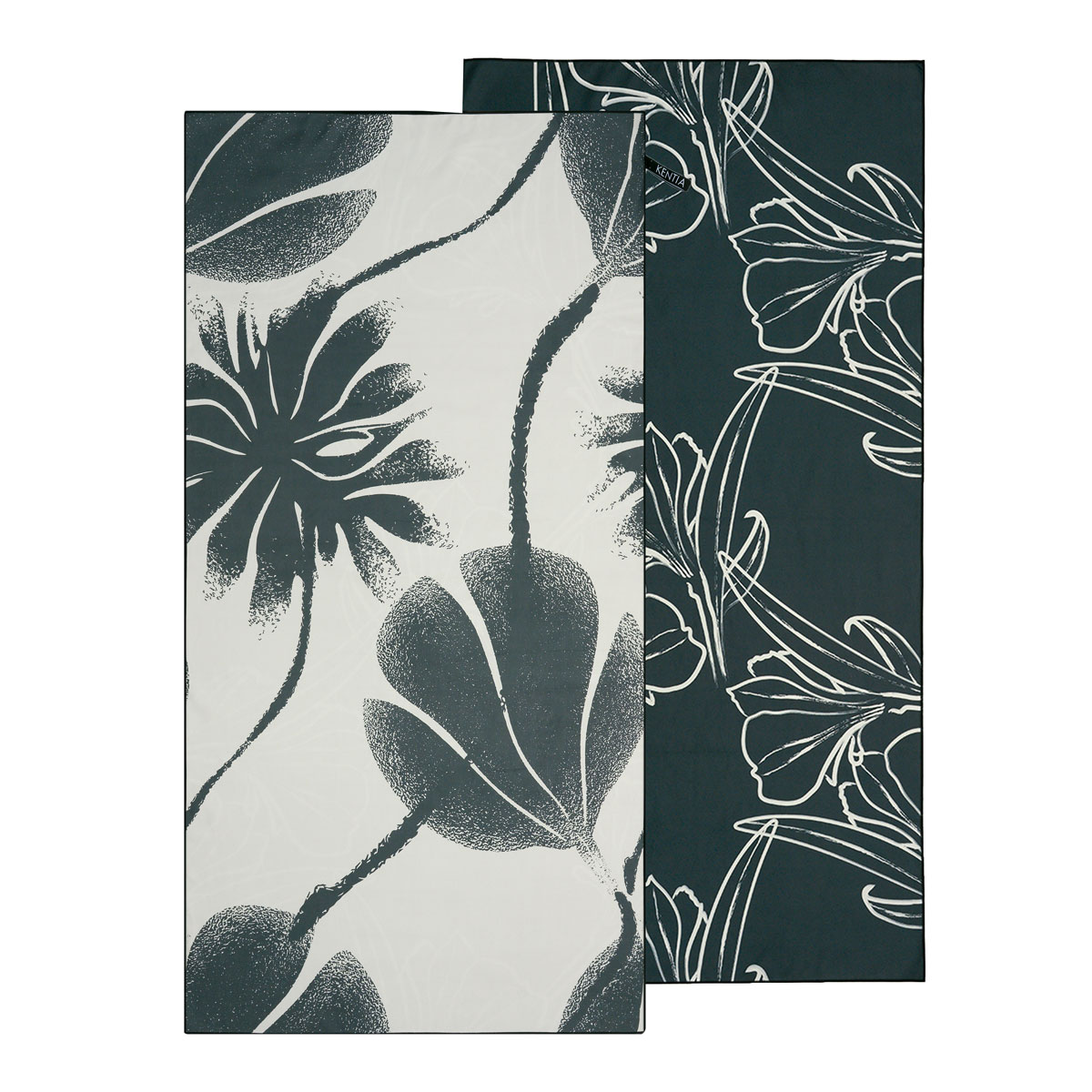 Πετσέτα Θαλάσσης Microfiber 2 Όψεων (80x160) Kentia Versus Resort 2513 190gsm