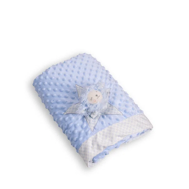 Κουβέρτα Fleece Αγκαλιάς (70x100) Silk Fashion WL502W Ciel