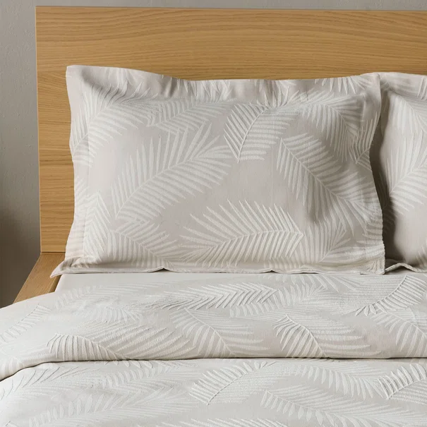 Ζεύγος Μαξιλαροθήκες Oxford (50x70) Kentia Serenity Odyssy 26 Ecru