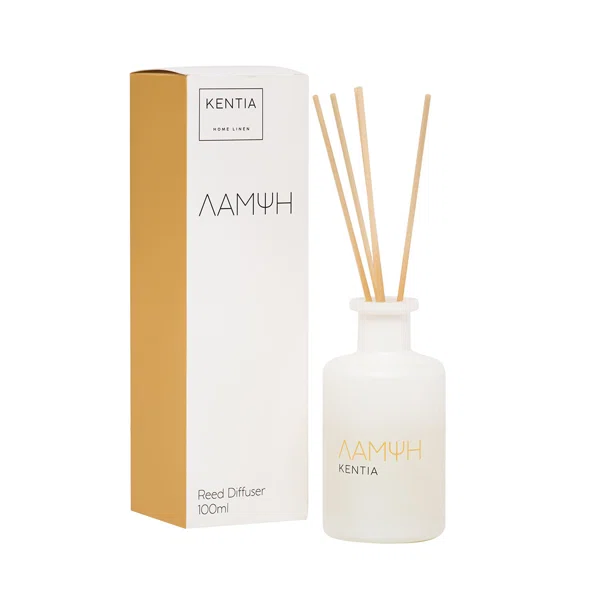 Αρωματικό Χώρου 100ml Με Στικς Kentia Mood Λάμψη