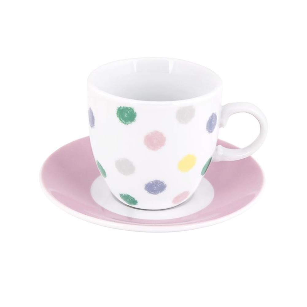 Φλυτζάνια Espresso 90ml (Σετ 6τμχ) Maxhome Polka Dots DG08-0207