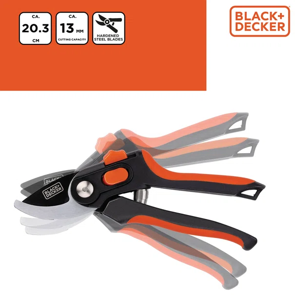 Ψαλίδι Κλαδέματος 21εκ. Black+Decker 871125223414