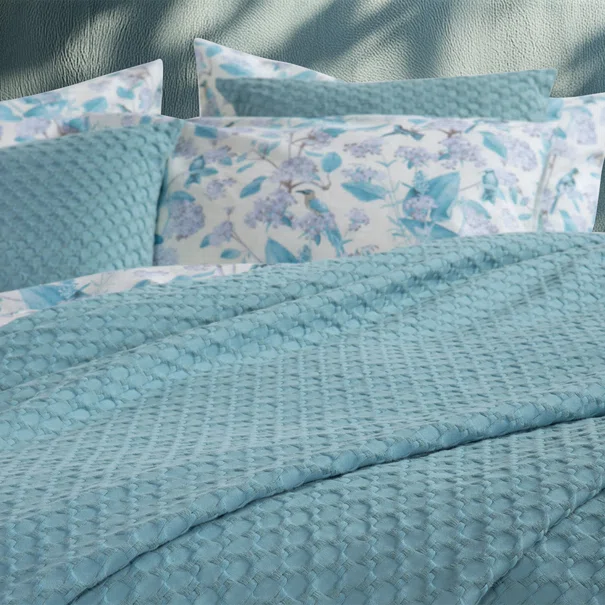 Κουβέρτα Πικέ Υπέρδιπλη (230x240) Nef-Nef Homeware Blue Elmer