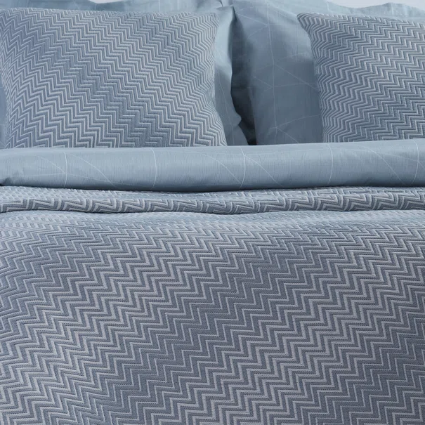 Κουβερτόριο Υπέρδιπλο (230x250) Ματλασέ Nef-Nef Homeware Chevie Blue