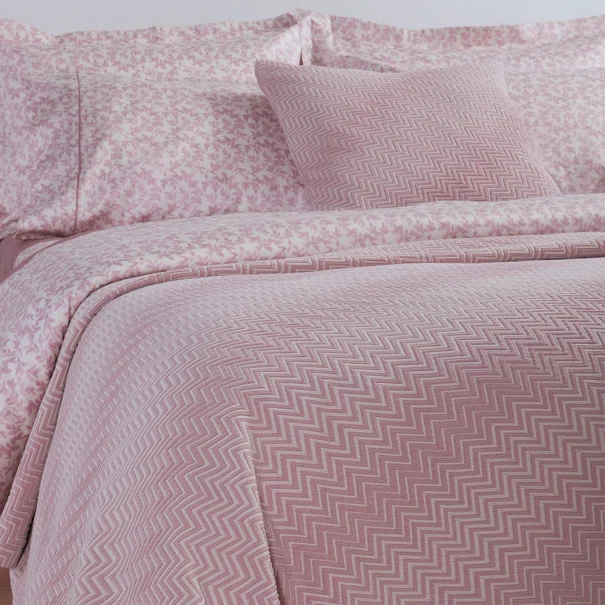 Κουβερτόριο Υπέρδιπλο (230x250) Ματλασέ Nef-Nef Homeware Chevie Pink