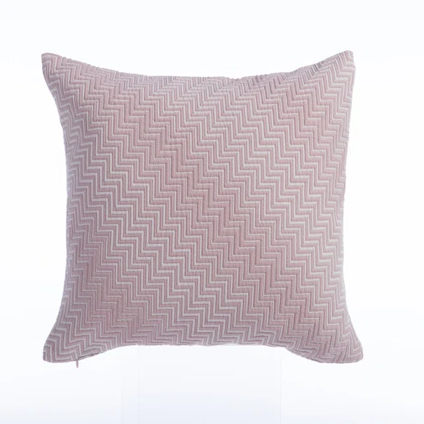 Διακοσμητική Μαξιλαροθήκη (50x50) Nef-Nef Homeware Chevie Pink