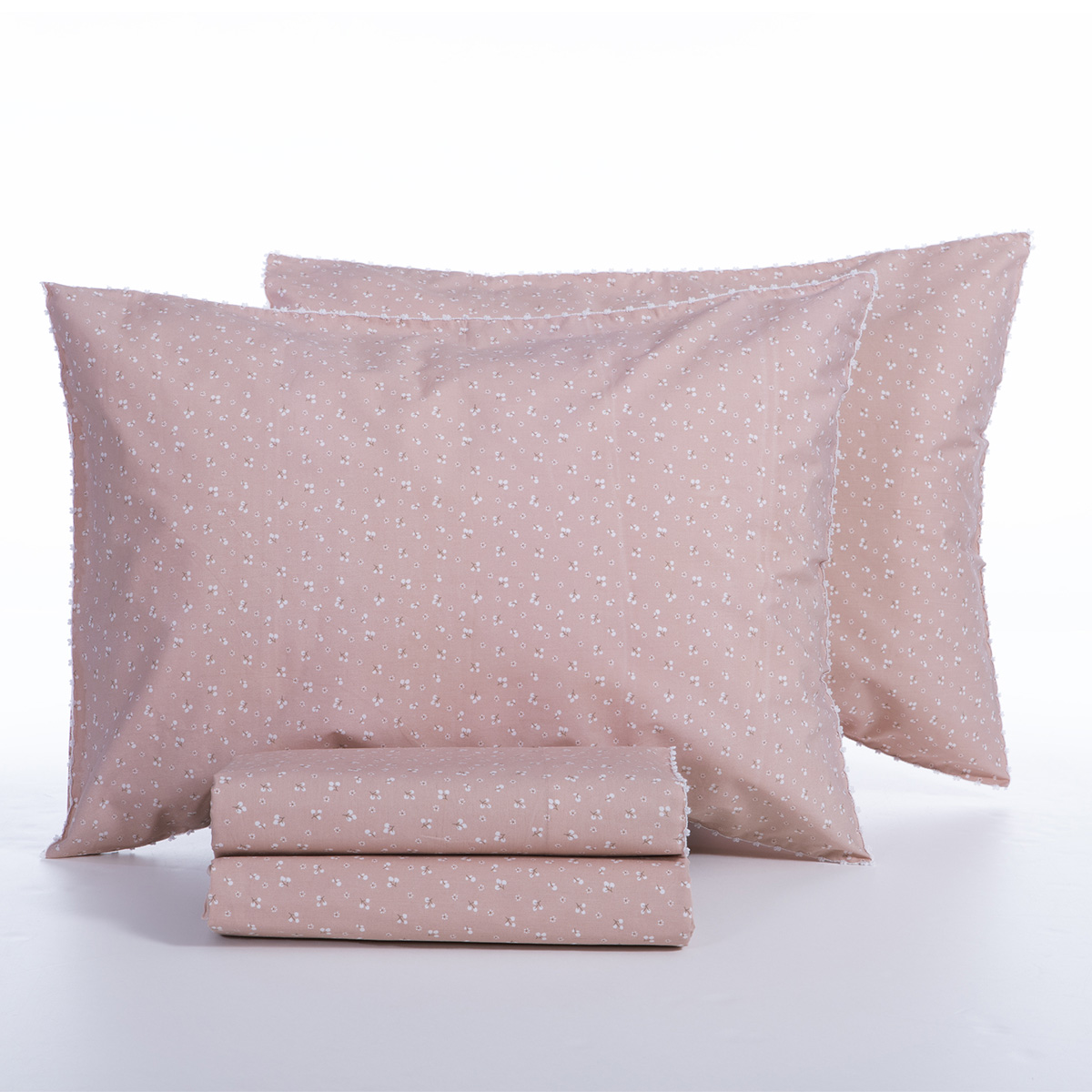 Σεντόνια Υπέρδιπλα (Σετ) Nef-Nef Homeware Serenity Sissy Λευκά Είδη Κρεβατοκάμαρας Σετ Nef - Spitishop
