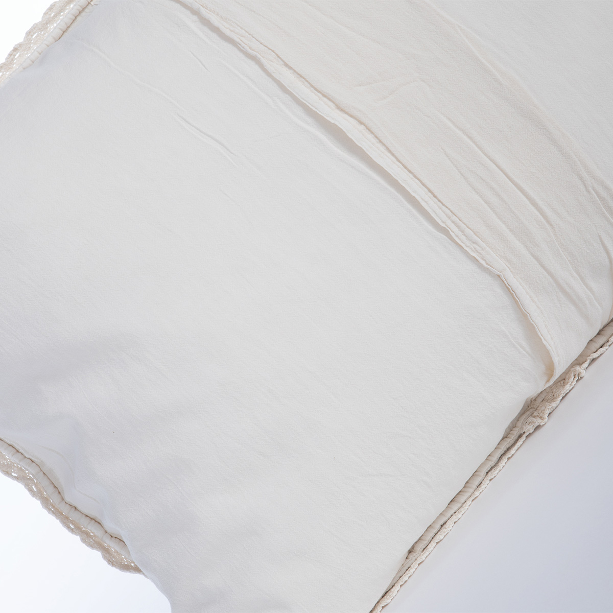Ζεύγος Μαξιλαροθήκες Καπιτονέ (52X72) Nef-Nef Homeware Serenity Bruno Ecru Λευκά Είδη Κρεβατοκάμαρας Ύπνου Σετ Spitishop