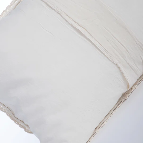 Ζεύγος Μαξιλαροθήκες Καπιτονέ (52x72) Nef-Nef Homeware Serenity Bruno Ecru
