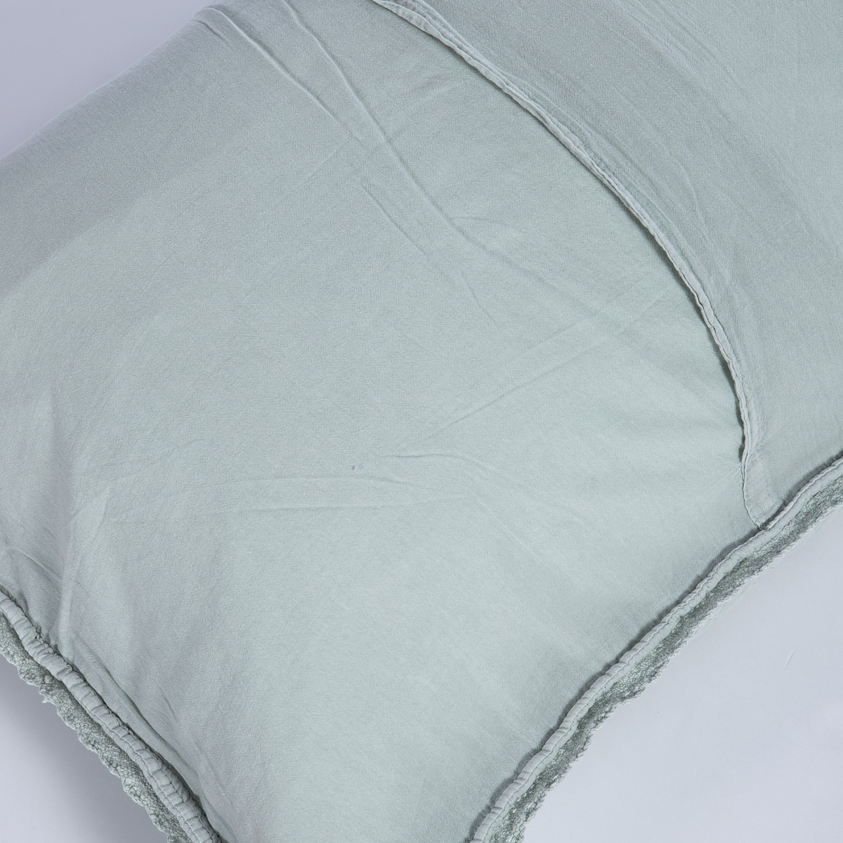 Ζεύγος Μαξιλαροθήκες Καπιτονέ (52X72) Nef-Nef Homeware Serenity Bruno Mint Λευκά Είδη Κρεβατοκάμαρας Ύπνου Σετ Spitishop