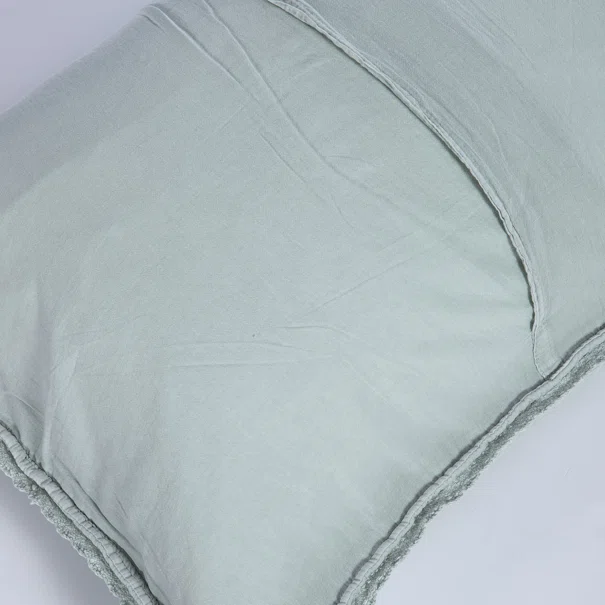 Ζεύγος Μαξιλαροθήκες Καπιτονέ (52x72) Nef-Nef Homeware Serenity Bruno Mint
