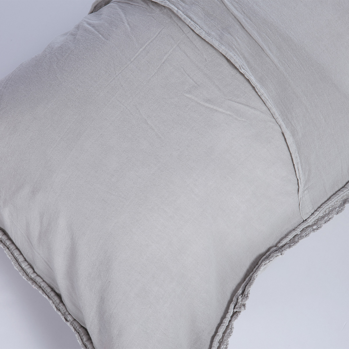 Ζεύγος Μαξιλαροθήκες Καπιτονέ (52X72) Nef-Nef Homeware Serenity Bruno Silver Λευκά Είδη Κρεβατοκάμαρας Ύπνου Σετ Spitishop