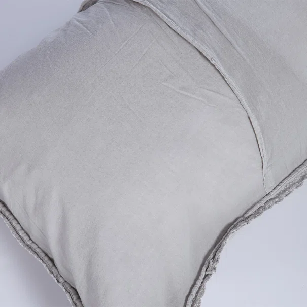 Ζεύγος Μαξιλαροθήκες Καπιτονέ (52x72) Nef-Nef Homeware Serenity Bruno Silver