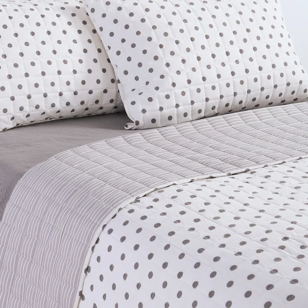 Κουβερλί Μονό (180x240) 2 Όψεων Nef-Nef Homeware Smart Donter Grey