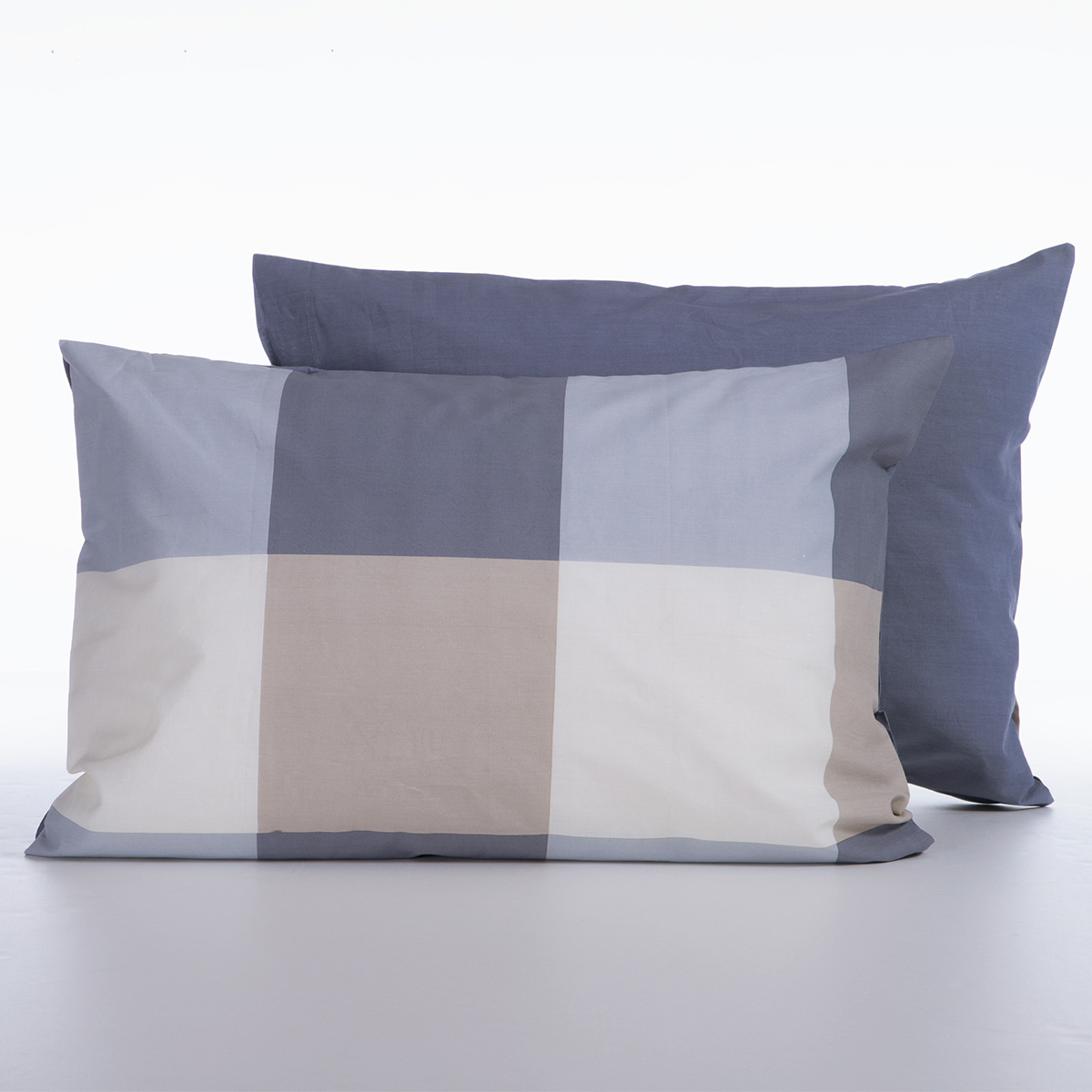 Μαξιλαροθήκη (52x72) Nef-Nef Homeware Casual Check Denim